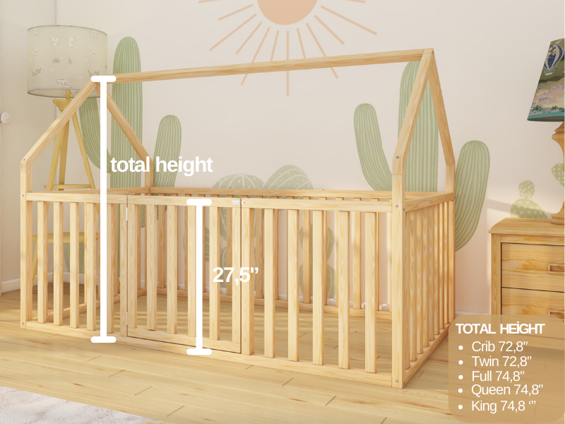 Myra - Square Floor Playhouse featuring High Railings