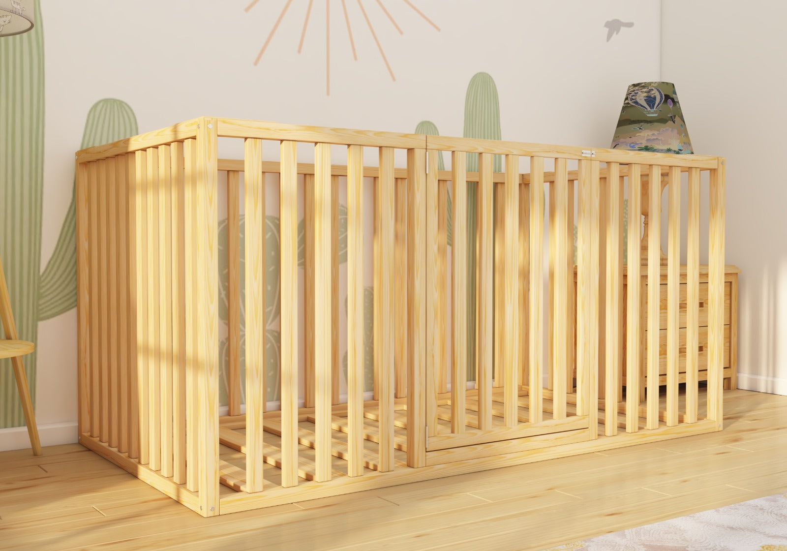 Medina - Playpen Safety Bed with High Rails - (for Special Needs or Autism)